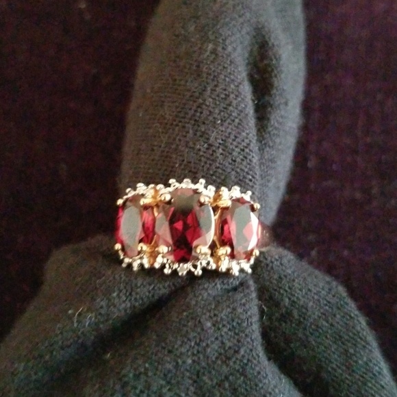 stamped Jewelry - Sterling Silver Gemstone  Ring